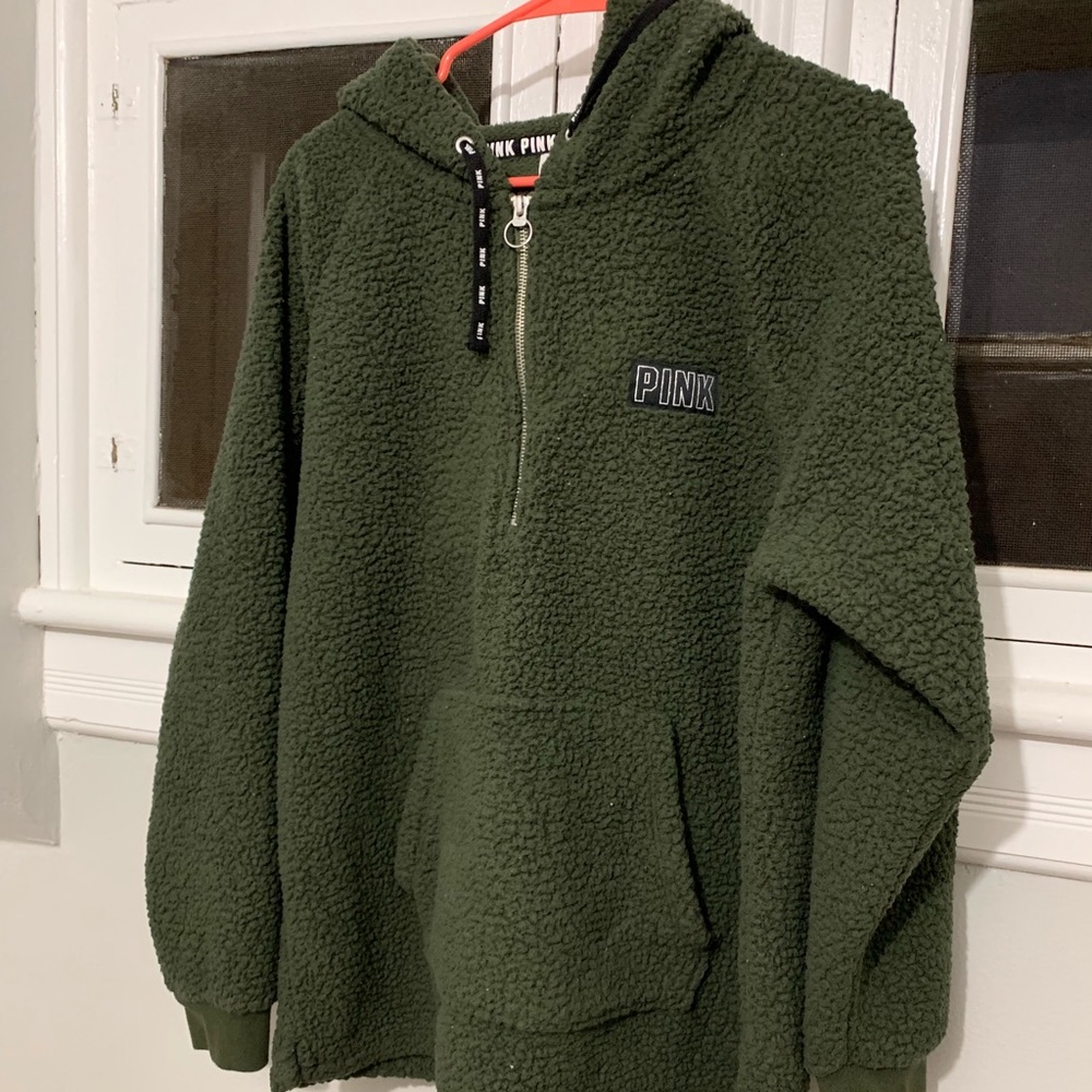 PINK Sherpa Hoodie